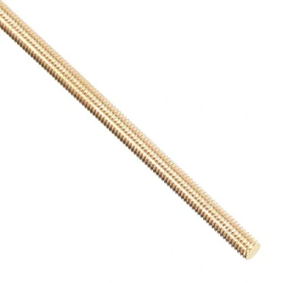 Image of M4 x 250mm Brass Fully Threaded Rod, Right Thread