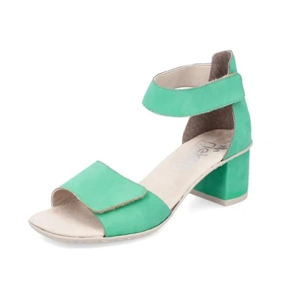 Image of Rieker Women&#039;s 64753 Sandal, Green, 6 UK