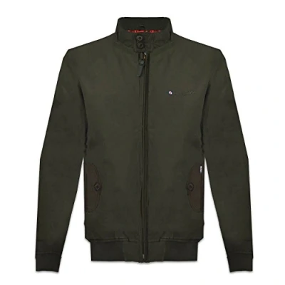 Image of Lambretta Mens Harrington Retro MOD Classic Jacket (as8, alpha, xx_l, regular, Khaki)