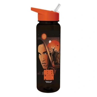 Image of Rebel Moon Water Bottle (Resistance Dawning Design) 700ml Plastic Bottle, Girls Boys Kids Official Merchandise