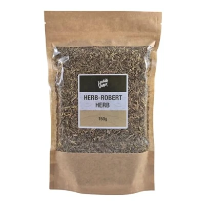 Image of Lowhill Valley Herb Robert Herbal Tea Natural Wellness Infusion Handpicked No Additives or Preservatives Responsibly Sourced 100% Pure for 150g