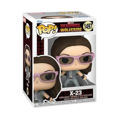 Image of Funko Pop! Marvel: Deadpool &amp; Wolverine X 23 Collectable Vinyl Figure Gift Idea Official Merchandise Toys for Kids Adults Movies Fans Model Collectors and Display
