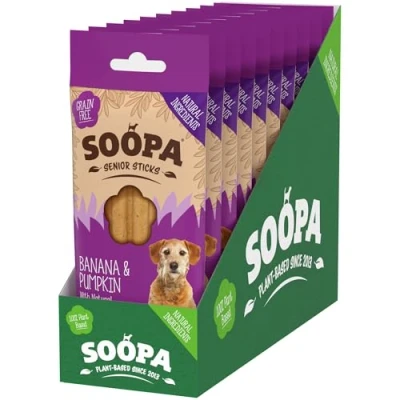 Image of Soopa Pack Natural Senior Dental Sticks, purple
