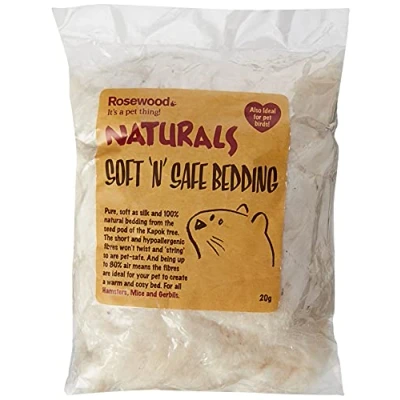 Image of Rosewood Naturals Soft n Safe Animal Bedding, Small, 20 g, Clear