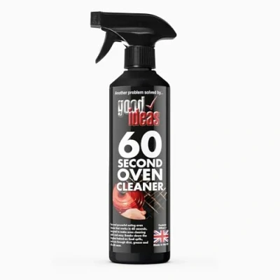 Image of Good Ideas 60 Second Oven Cleaner, Heavy Duty Cooktop Cleaning Spray for Grease Stain Remover, 500ml Bottle Fully Guaranteed