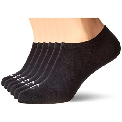 Image of Champion Core 6PP Sneaker Casual Socks, Black, 35 38 (Pack of 6)