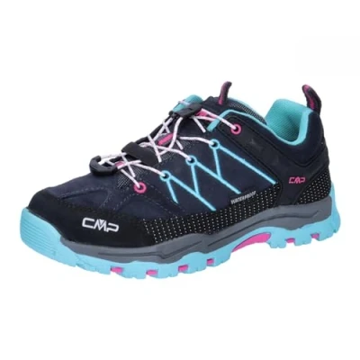 Image of CMP Unisex Kid&#039;s Rigel Low Trekking Shoes Wp Walking, B Blue Acqua, 37 EU