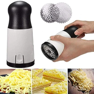 Image of Qisong Stainless Steel Cheese Slicer with 2 Blades for Grating Butter Vegetable Bread Chopped Corn Grater