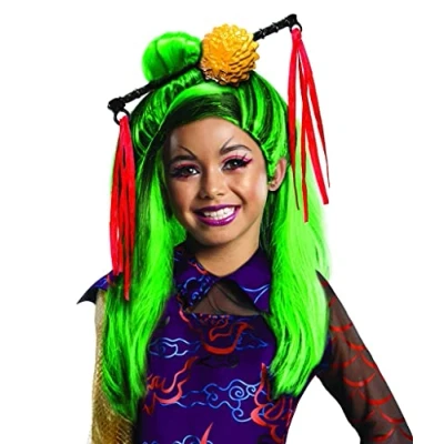 Image of Rubie&#039;s Official Monster High Mattel Jinafire Long Wig, Child Costume One Size