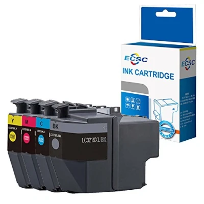 Image of ECSC Compatible Ink Cartridge Replacement for Brother MFC J5330DW J5335DW J5730DW J5930DW J6530DW J6930DW J6935DW LC3219XL (Black/Cyan/Magenta/Yellow, 4 Pack)