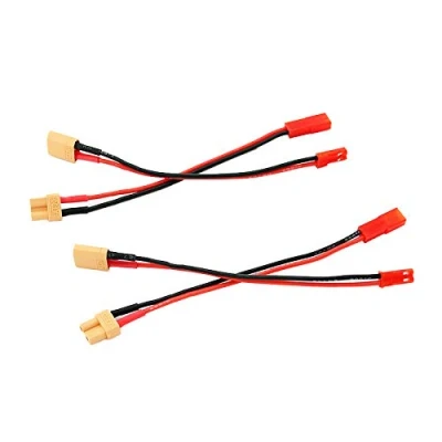 Image of BDHI 2pairs JST Male to XT30 Male/JST Female Adapter with 10cm 4in 20awg Wire(BDHI 14)