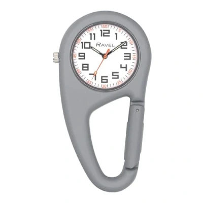 Image of Ravel Belt Clip Carabiner Quartz Watch Analogue R1105.23 Grey
