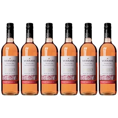 Image of Versare Pinot Grigio Rose Wine, 6 x 750ml