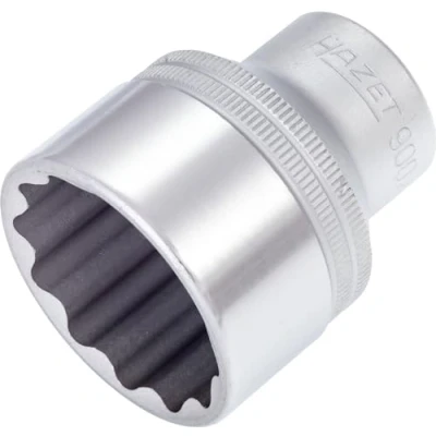 Image of HAZET 900Z 33 50 mm 12 Point Traction Profile Socket Chrome Plated/Polished