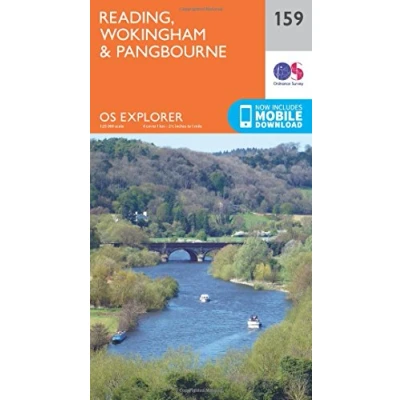 Image of Explorer 159 Reading, Wokingham &amp; Pangbourne Map With Digital Version