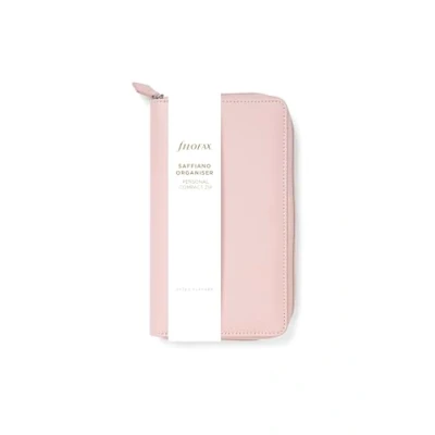 Image of Filofax Personal Compact Zip Saffiano organiser Blush