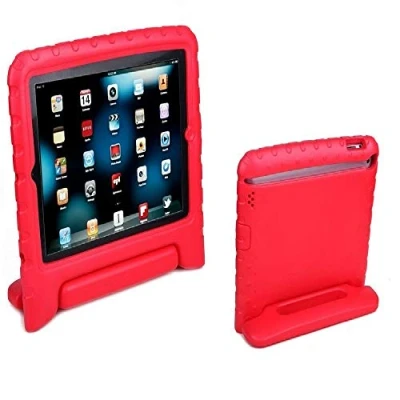 Image of Aken Kids Light Weight Shock Proof Handle Case for iPad Mini/Mini 2 / Mini 3/ 4 (Red)