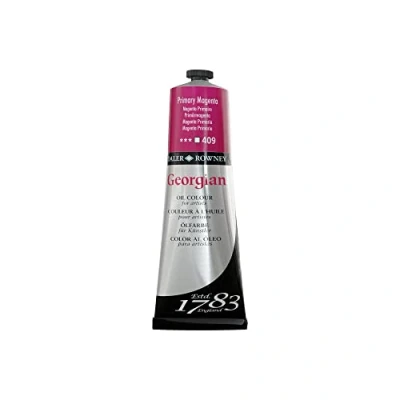 Image of Daler Rowney Georgian Oil Colour 225ml Primary Magenta / Permanent