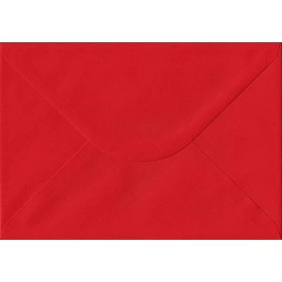 Image of Poppy Red C5 162mm x 229mm Gummed A5 Size Colour Envelopes 100gsm (Pack of 50)
