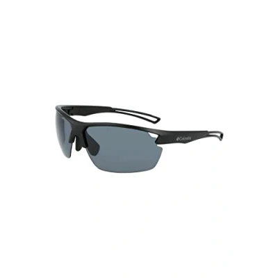 Image of Columbia Men&#039;s Sunglasses C565SP BARLOW BASIN Matte Black with Smoke Lens