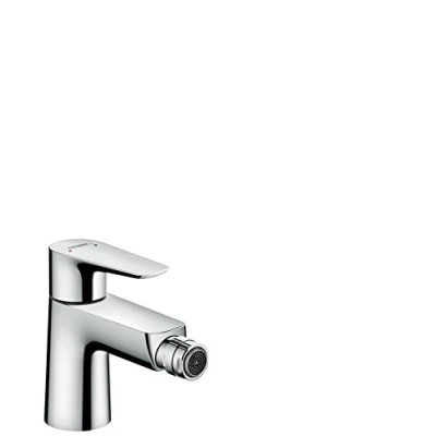 Image of hansgrohe Talis E bidet tap, pop up waste, chrome