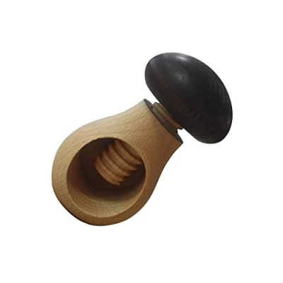 Image of Fackelmann 521149 Nutcracker Screw On Wood Brown