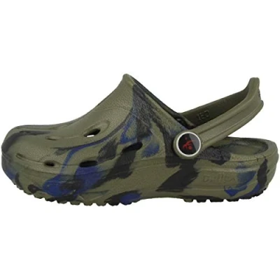 Image of chung shi Unisex Kinder DUX Kids Clogs, Khaki/Navy/Schwarz, 20/21 EU (140 mm)
