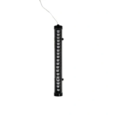 Image of Scuba 60cm Outdoor Flush Wall Lamp Black 2700K IP65