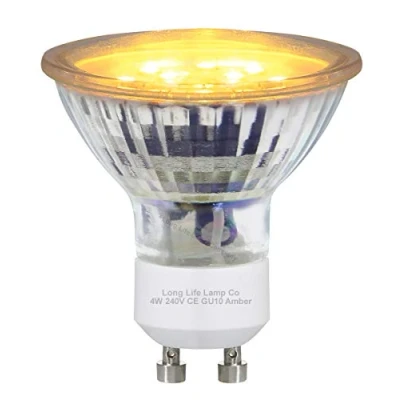 Image of Long Life Lamp Company 4w Yellow GU10 LED Colour Light Bulb
