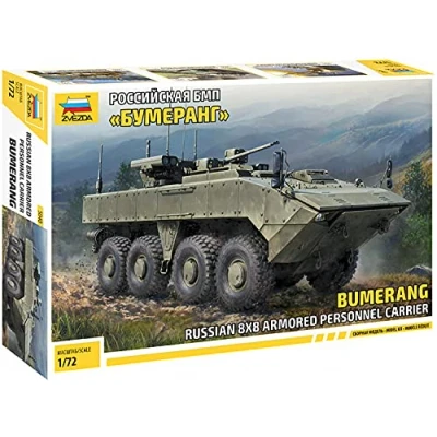 Image of Zvezda BMP Bumerang 8X8 APC 1:72 Model Kit