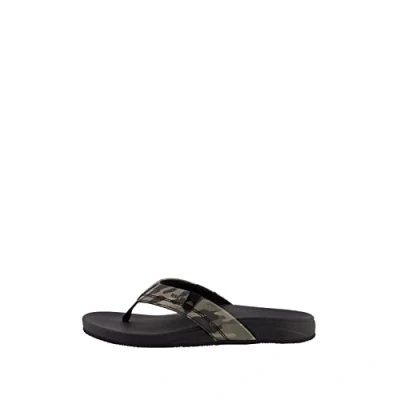 Image of Reef Men&#039;s Cushion Spring Flip Flop, camo Black, 6 UK