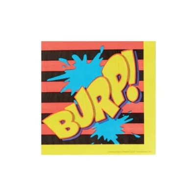 Image of Smiffys Beano Tableware Party Napkins x16 for Kids, 33x33cm, Multi Coloured Official Licensed Partyware, Easy Clean Up Design, Perfect Themed Birthday Parties and Events