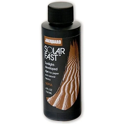Image of Jacquard Products Solarfast Dye Sepia for Paper and Fabric 8oz