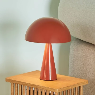 Image of Hübsch Mush Mini table lamp, red, iron, E14