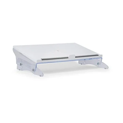 Image of Bakker Elkhuizen FlexDesk 630N Document Holder, Clear, White