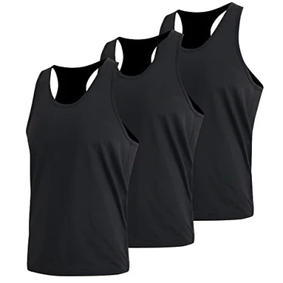 Image of MEETWEE Men&#039;s Vest Tank Top, Y Back Sleeveless Sports T Shirt Athletic Undershirt Muscle Gym Vests Tops for Running Workout Training