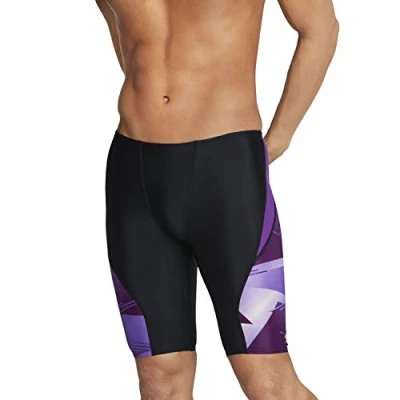 Image of Speedo Men&#039;s Swimsuit Jammer Prolt Printed Team Colors, Lane Purple, 24