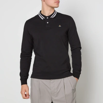 Image of Vivienne Westwood Polo shirt, Size: Large, Black