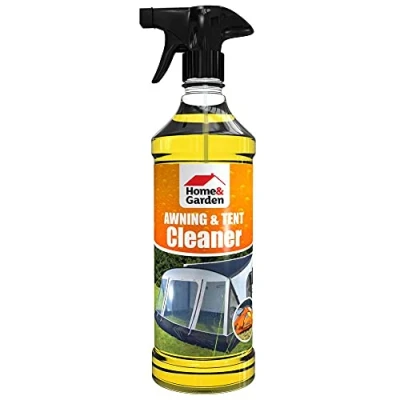 Image of Home &amp; Garden Awning Tent Cleaner Cleaning Spray Fabric Coat Clothing Wash Camping 500ml