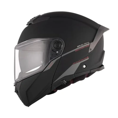 Image of MT Motorcycle Helmet Modular Flip Front Atom 2 Matt Black