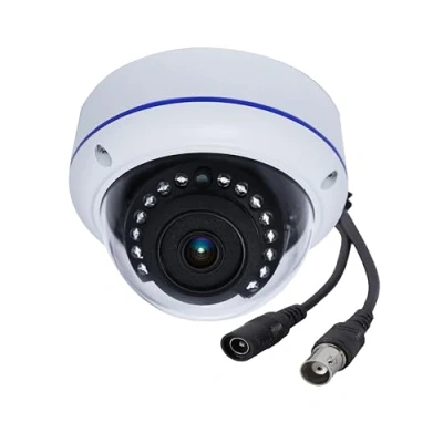 Image of HD 1080P 2MP 180 Degree Surveillance Security Camera Wired Fisheye 1.7mm Lens Wide Angle Dome Outdoor 4 in 1 (TVI/AHD/CVI/BNC Analog CCTV System) IR 15FT Night Vision DC12V