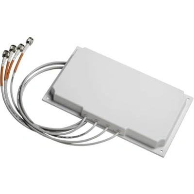 Image of Cisco Aironet Dual Band Directional Wi Fi Patch Antenna, 6 dBi (2.4 GHz)/6 (5 GHz), 4 Ports, Wall Mount, RP TNC Connectors, 1 Year Limited Hardware Warranty (AIR ANT2566P4W R=)