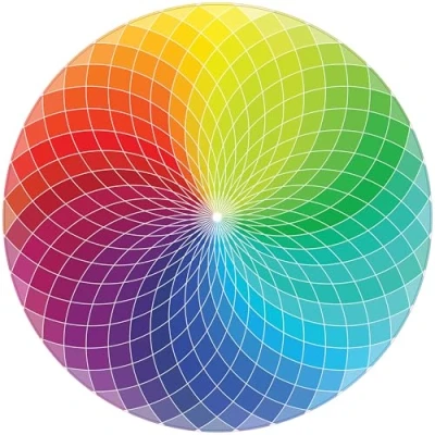 Image of Colour Wheel 1000 Piece Round Jigsaw Puzzle
