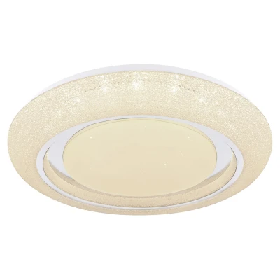 Image of Rada Decorative Flush Ceiling Light White LED Dimmable 3000 6000K Remote Control Tuya Smart