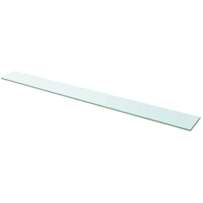 Image of vidaXL Shelf Panel Glass Clear 110x12 cm
