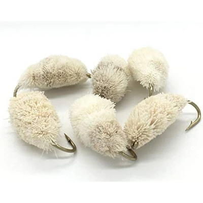 Image of BestCity FLY Fishing BARBLESS BREAD Pack of 12 Mixed size 8 for Trout Carp #45