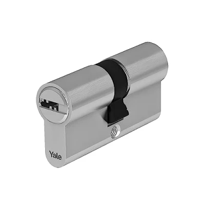 Image of YALE YC101KD354004N1 YC101 Cylinder for Lock, 35 mm 40 Nickel Plated, Doppio cilindro