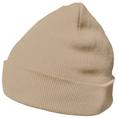 Image of DonDon Beanie hat men hats for women Winter classical design beige