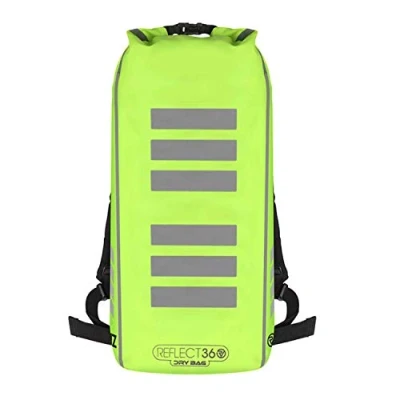 Image of Proviz REFLECT360 Dry Bag Reflective Backpack 28L, Multi Use Sports Hi Viz Rucksack Visibility, Yellow