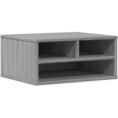 Image of vidaXL Printer Stand Grey Sonoma 49x40x22,5 cm Engineered Wood